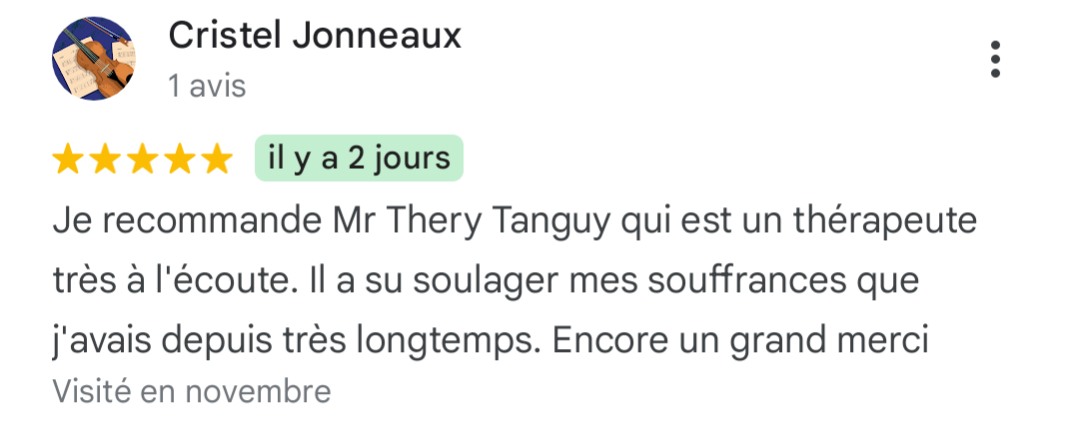 Avis thérapeute souffrances psychologiques