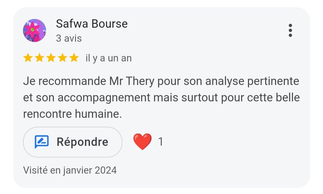 avis thérapeute accompagnement relation et recommandation